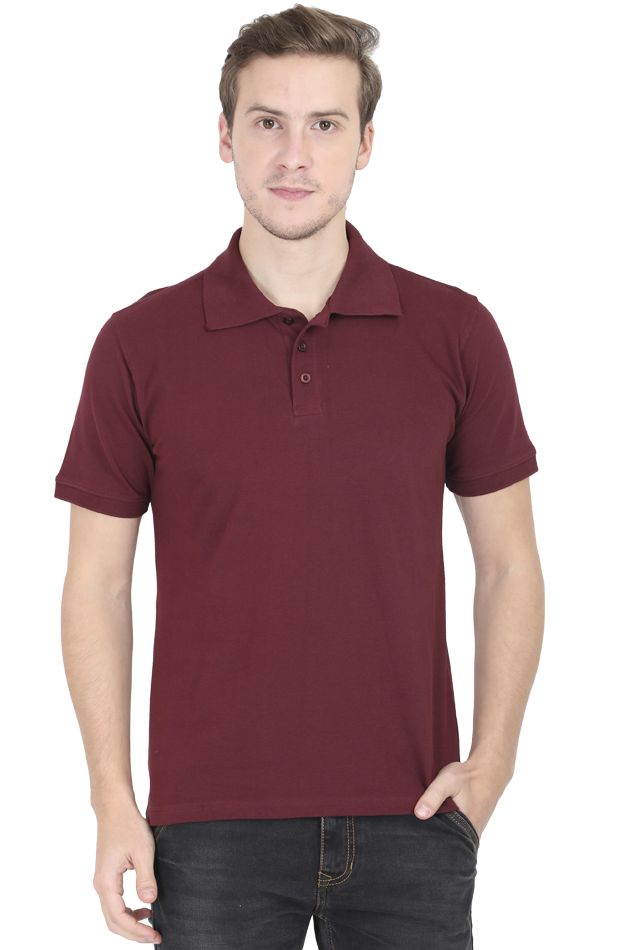 Maroon Men's Polo