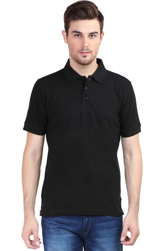 Black Men's Polo Tshirt