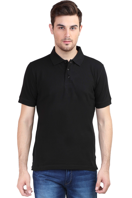 Black Men's Polo Tshirt