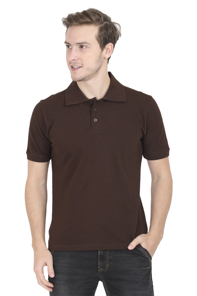 Coffee Brown Men's Polo Tshirt