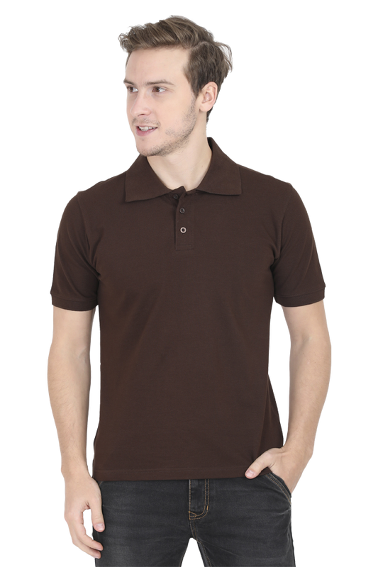 Coffee Brown Men's Polo Tshirt