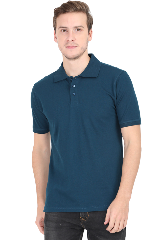 Petrol Blue Men's Polo Tshirt