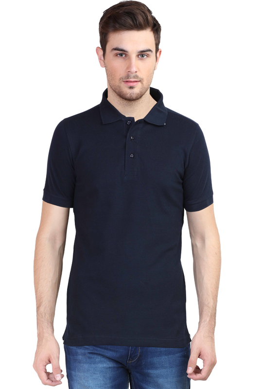 Navy Blue Men's Polo