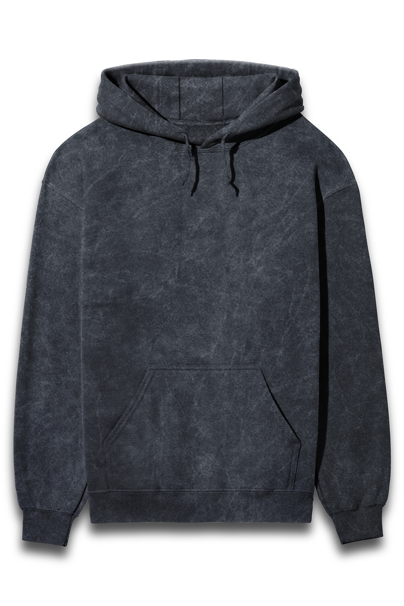 Premium Cotton Acid Wash Blue Hoodie