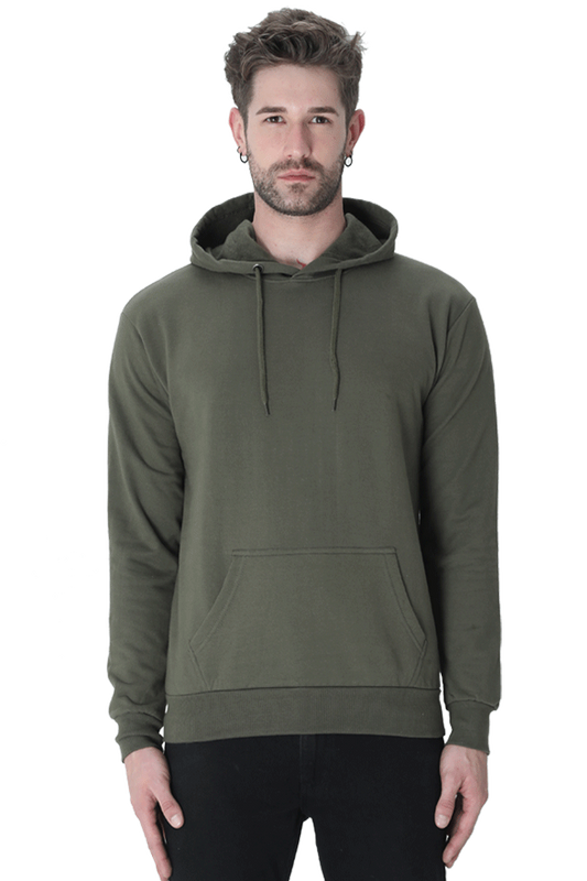 Unisex Hooded SweatShirt Olive Green