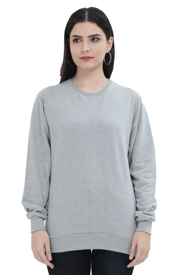 Grey Melange Sweatshirt