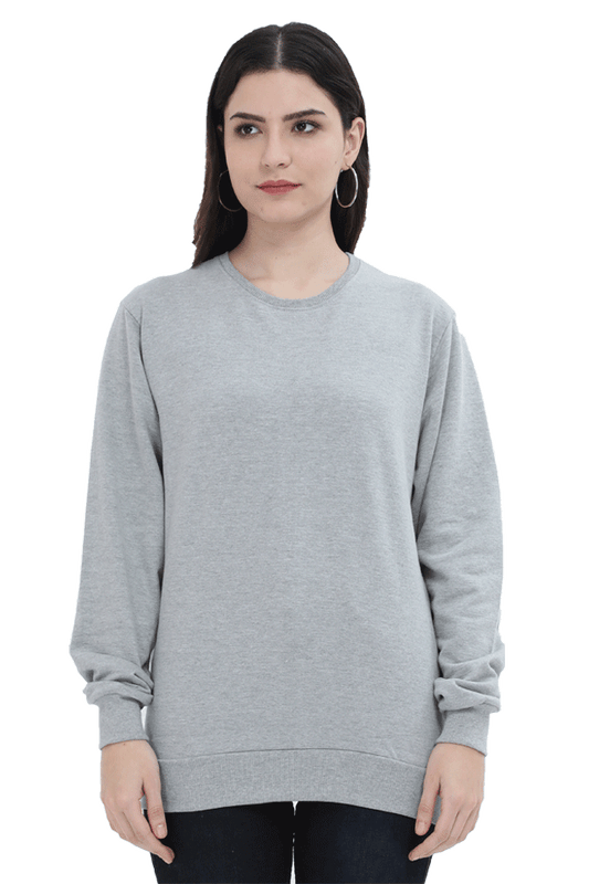 Grey Melange Sweatshirt