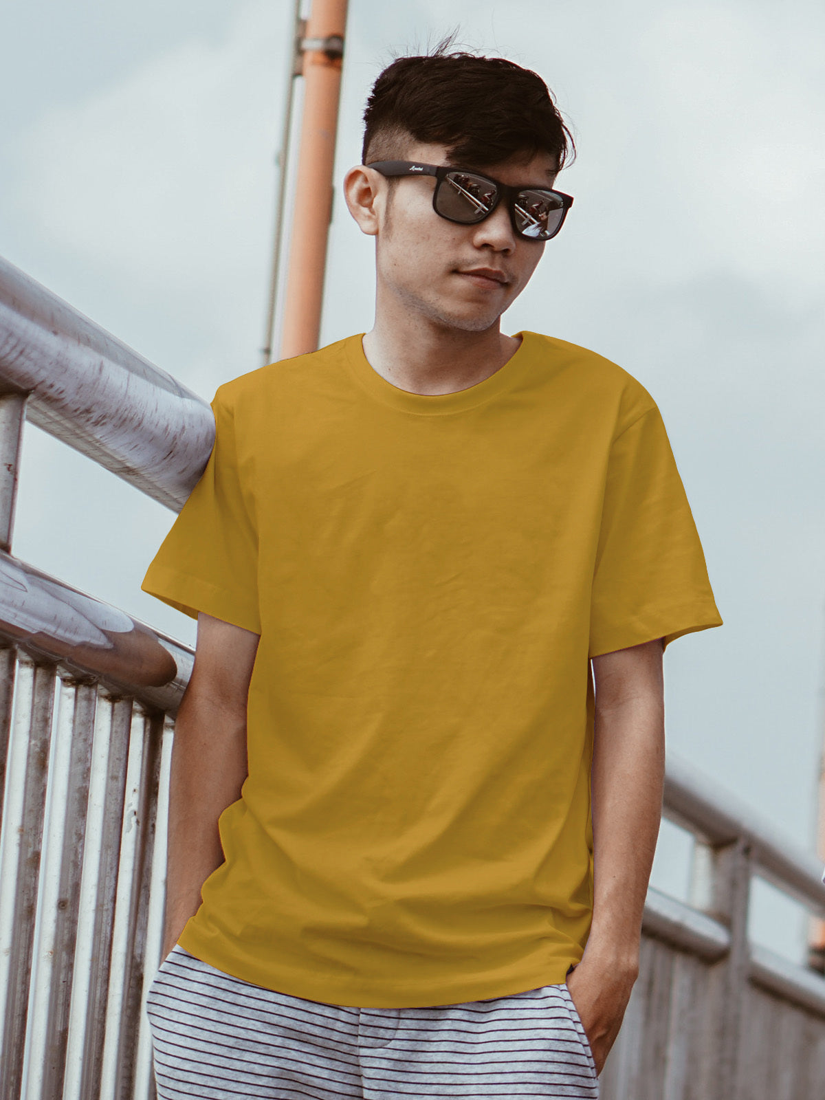 Mustard Yellow Men's T-Shirt