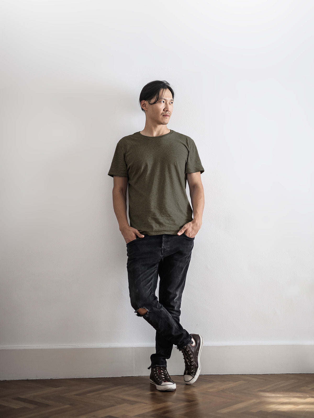 Olive Green Men's T-Shirt